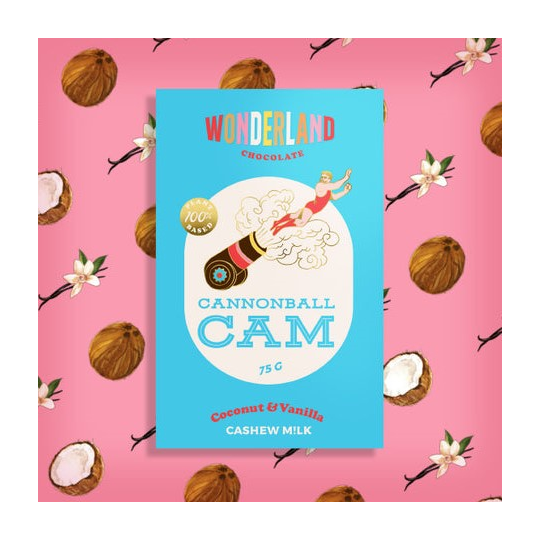 Coconut & Vanilla Cashew Milk Chocolate