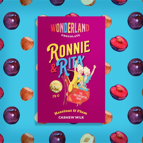 Hazelnut & Plum Cashew Milk Chocolate