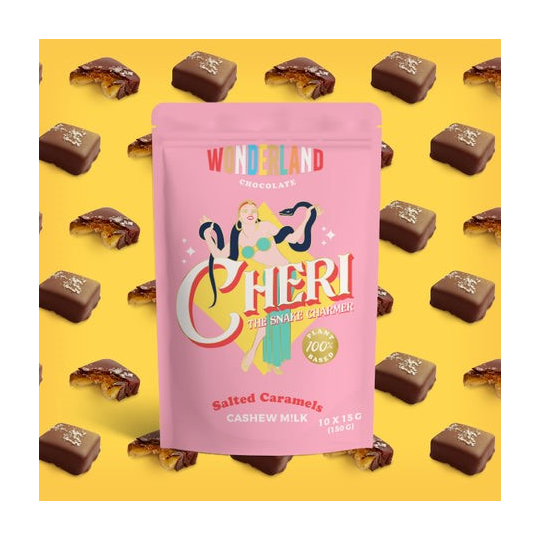 Cheri the Snake Charmer Salted Caramels 