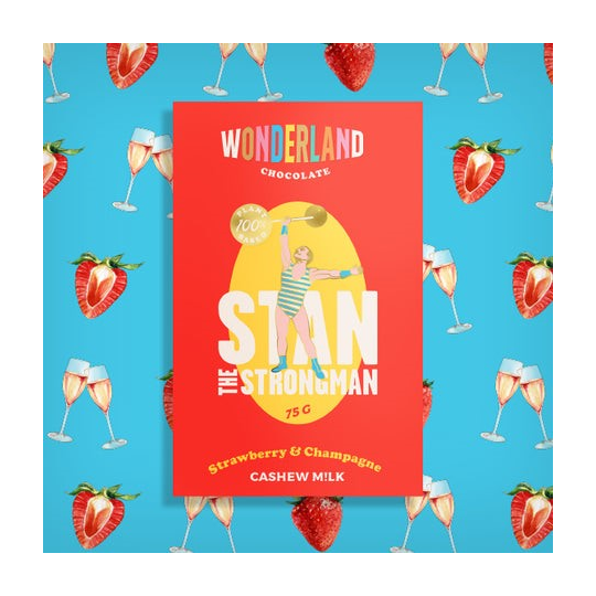 Strawberry & Champagne Cashew Milk Chocolate