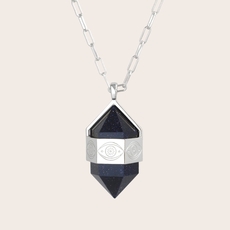 Guardian of the Night Necklace Silver-jewellery-The Vault