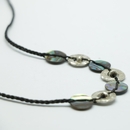 7 Piece Paua+Silver Amionga Necklace
