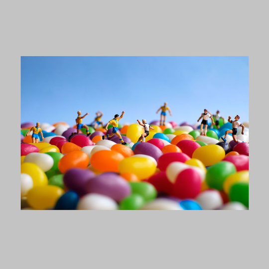 Jellybean Football Print Large