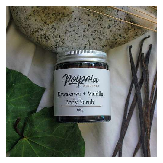 Kawakawa + Vanilla Scrub 100g