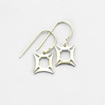 pierced earrings cross silver vault jewellery nz roll enlarge zoom