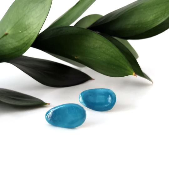 Whisper Stud Earrings Turquoise