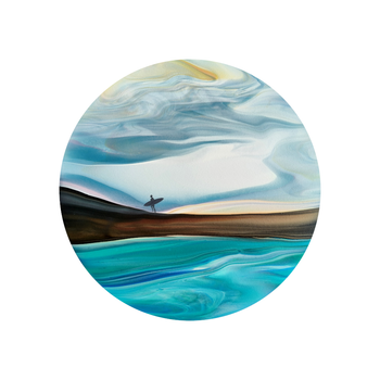 Surf's Down Original Painting