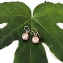 Pearl Blossom Earrings Gold Plate