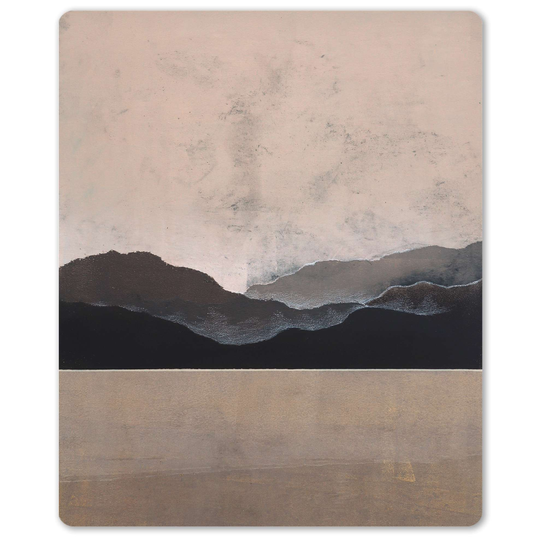 Dusky Mood Unique Gel Plate Monotype Medium