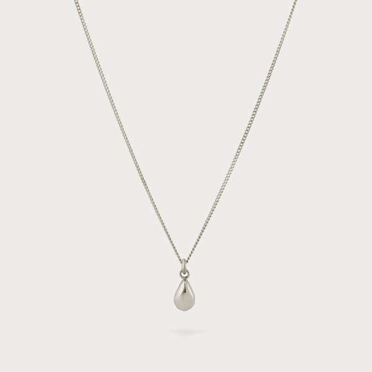 Mini Rain Necklace Silver