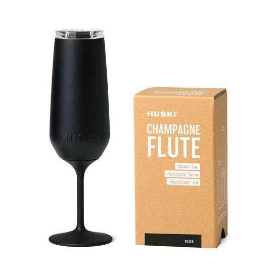 Champagne Flute Black