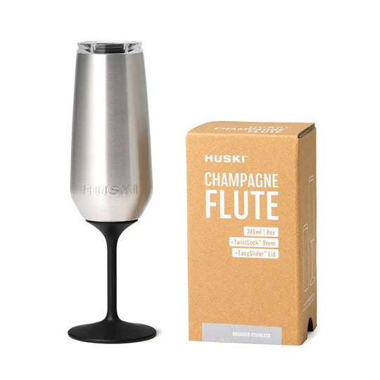 Champagne Flute Brushed Stainless