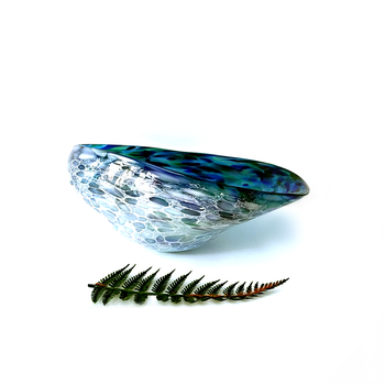 Glass Paua Shell Bowl Medium
