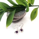 Amethyst Small Dangle Earrings