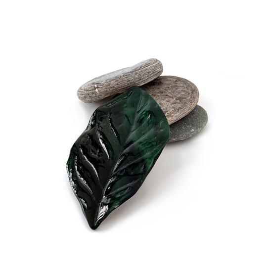 Fused Glass Leaf