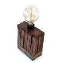 Days Bay Wharf Reclaimed Jarrah Lamp with Original Copper