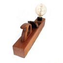 Restored Carpenter Plane Lamp J.E. Morrison and Son