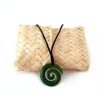 Pounamu Pendant Open Koru