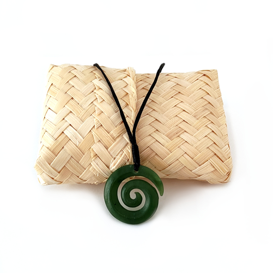 Pounamu Pendant Open Koru