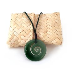 Pounamu Pendant Closed Koru-jewellery-The Vault