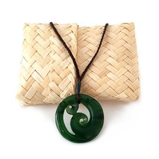 Pounamu Pendant Double Koru-jewellery-The Vault