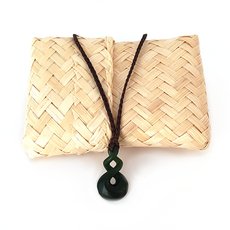 Pounamu Pendant Double Twist-jewellery-The Vault