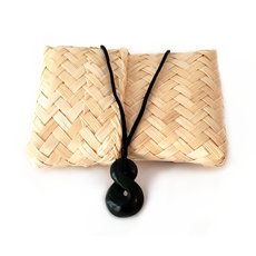 Pounamu Pendant Single Twist-jewellery-The Vault