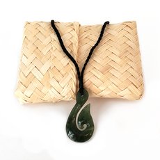 Pounamu Pendant Hei Matau-jewellery-The Vault