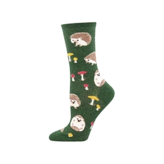 Woman's Socks Slow Poke Green Heather-artists-and-brands-The Vault