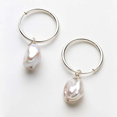 Perla Hoops Petite Earrings-jewellery-The Vault