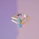 Lei Ring Amazonite