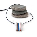 Orange Blue White Acrylic Aluminium Pendant