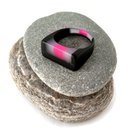 Black Rose Opal Acrylic Ring