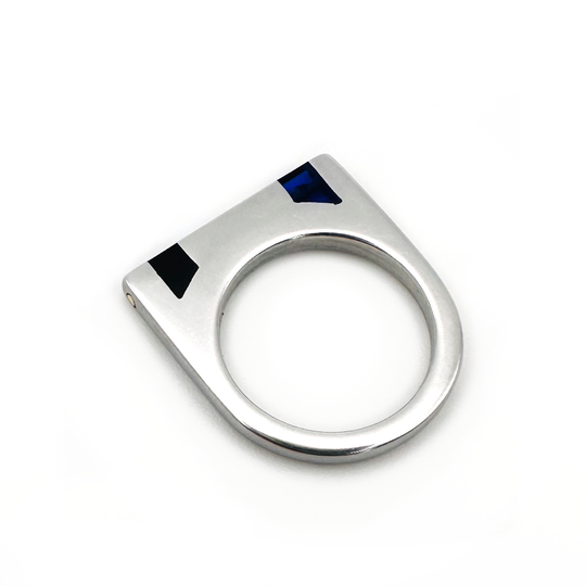Translucent Blue Black Clear Acrylic Brass Thin Aluminium Ring