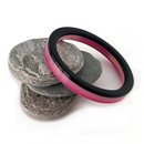 Black Opal Rose Acrylic 3 Strip Bangle