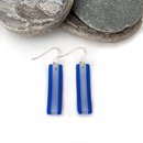 Blue Opal Acrylic Earrings