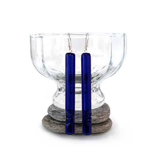 Toru Earrings Cobalt Blue