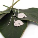 Medium Kawakawa Dangles Earrings Silver