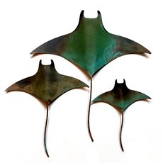 Set of 3 Manta Rays-artists-and-brands-The Vault