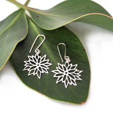 Chrysanthemum Earrings-jewellery-The Vault