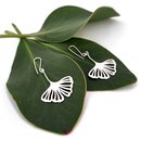 Ginko Leaf Earrings