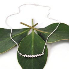 Kowhai Leaf Necklace-jewellery-The Vault