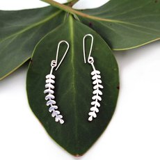 Kowhai Leaf Earrings-jewellery-The Vault