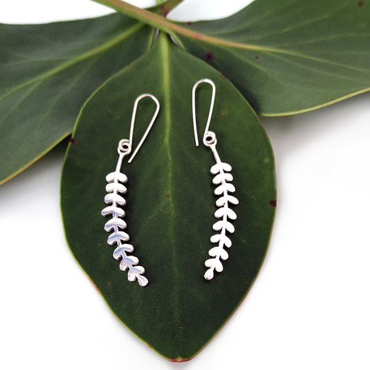 Kowhai Leaf Earrings