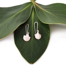 Scallop Shell Earrings-jewellery-The Vault