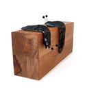 Ceramic Shelf Slug Brown Glitter