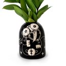Large Tiki Vase Black 