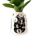 Large Tiki Vase White 