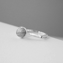 Lei Ring Peach Moonstone