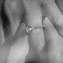 Lei Ring Peach Moonstone